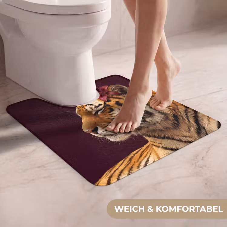WC Vorleger - Tiger – Blume – Tiere — 5
