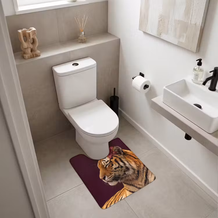 WC Vorleger - Tiger – Blume – Tiere — 6