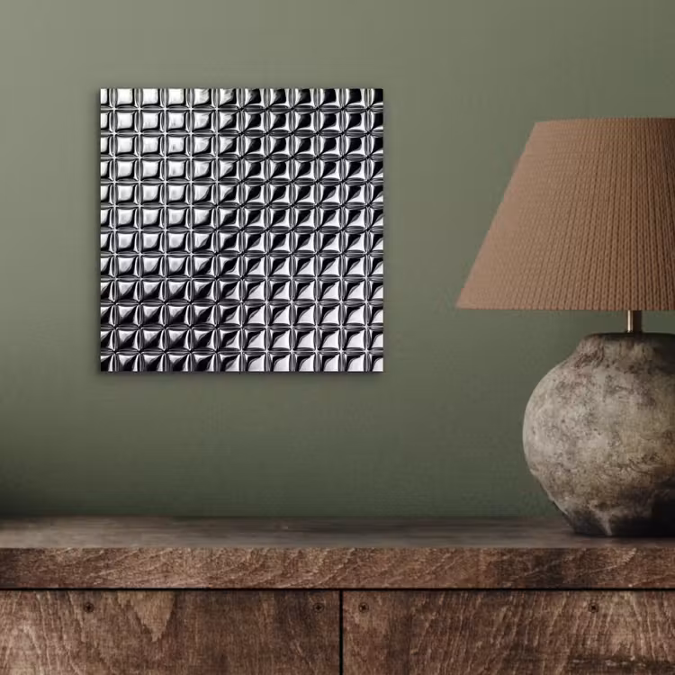 Alu-Dibond-Bild - Muster – Abstrakt – Schwarz-Weiß — 3