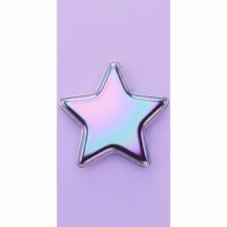 Tapete - Stern – Holografisch – Modern — 2