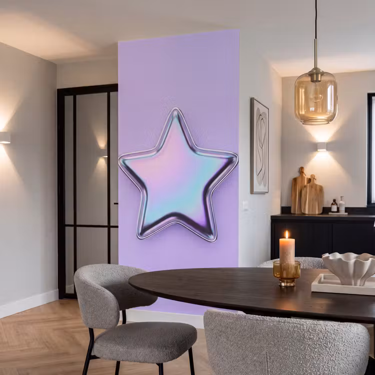 Tapete - Stern – Holografisch – Modern — 5
