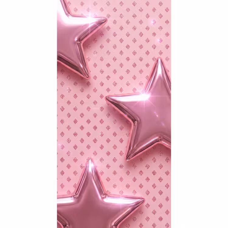 Tapete - Sterne – Rosa – Abstrakt — 2