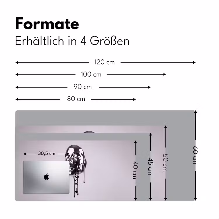 Schreibtischunterlage - Kopf – Schmelzend – Abstrakt — 5
