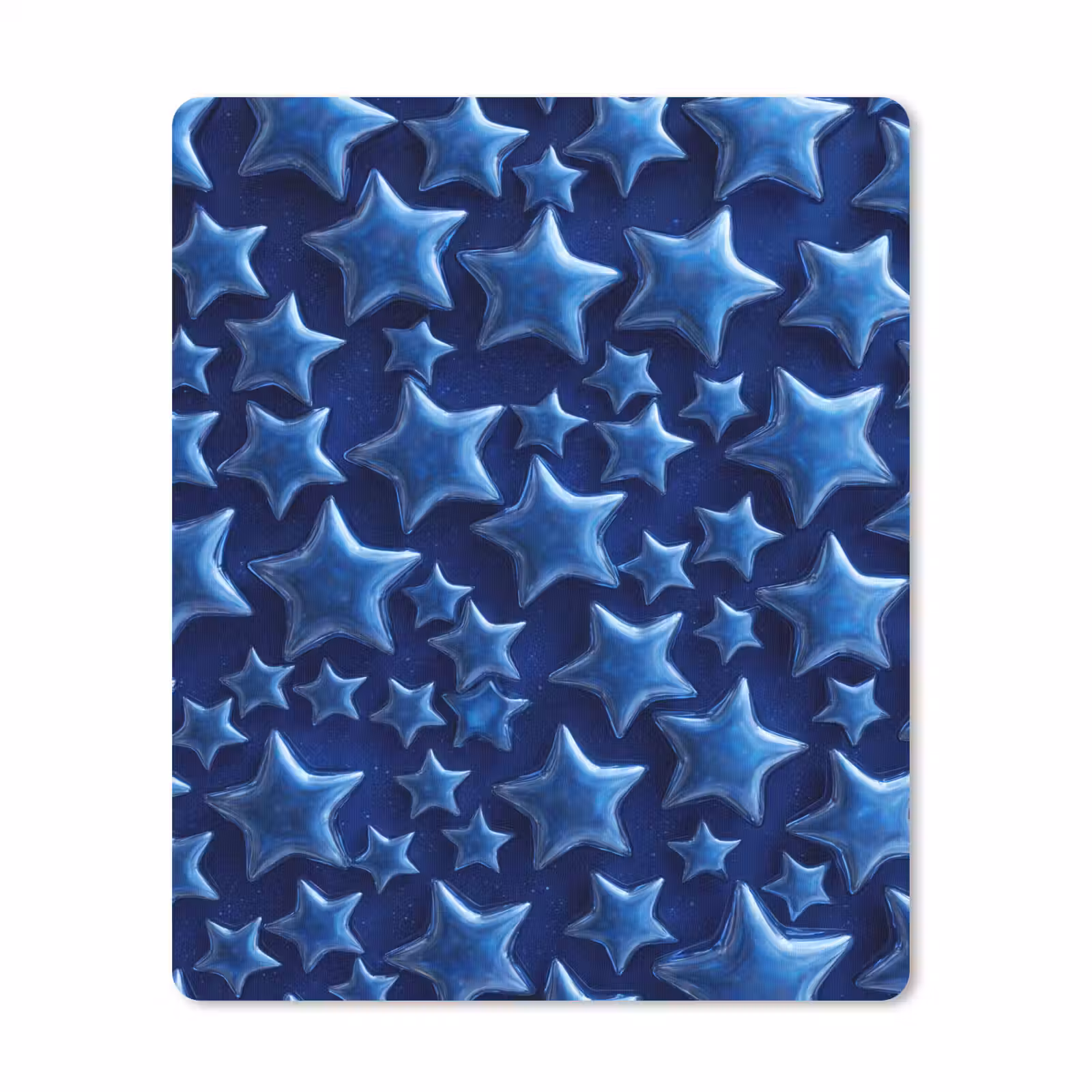 Mauspad - Muster mit blauen Sternen — 1