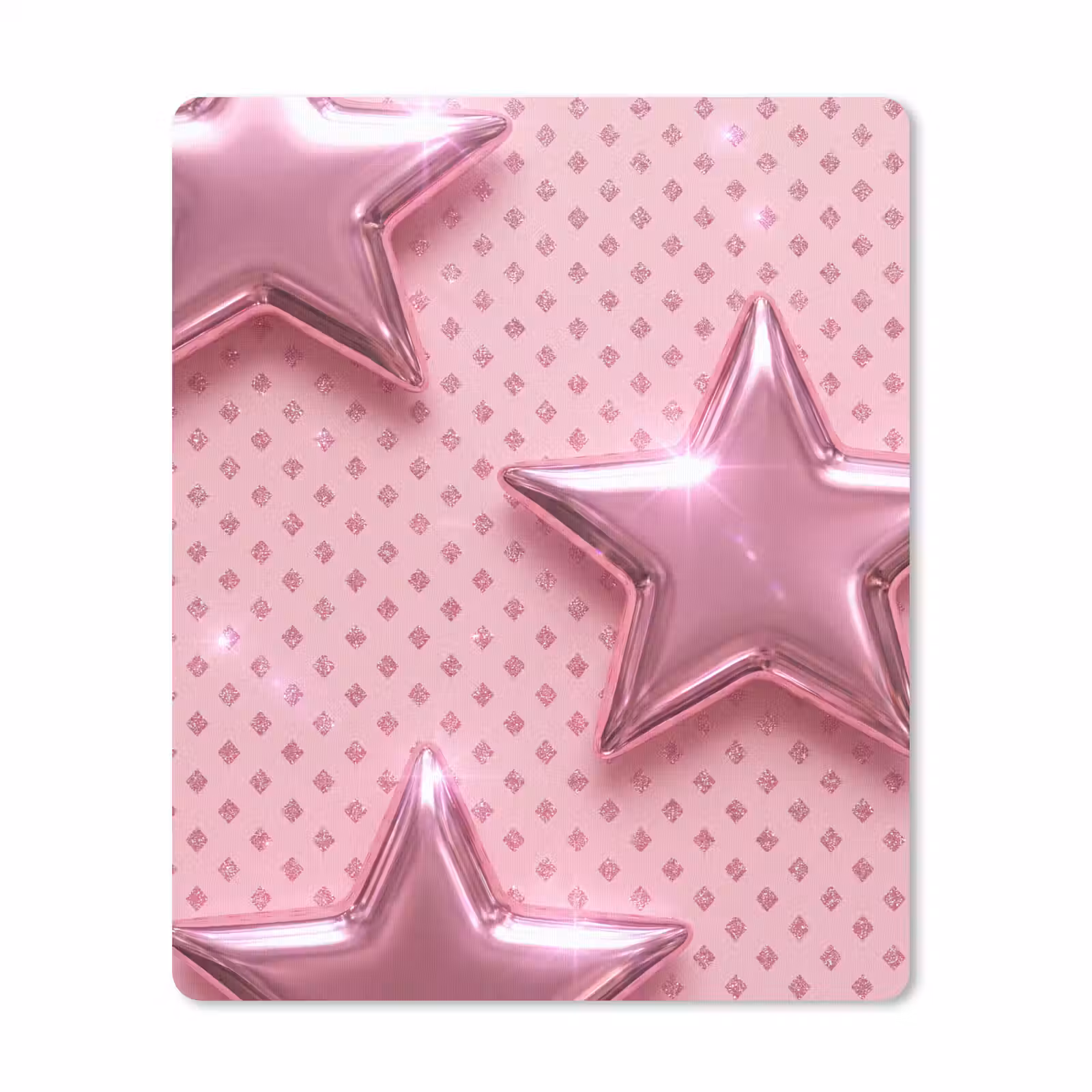 Mauspad - Sterne – Rosa – Abstrakt — 1