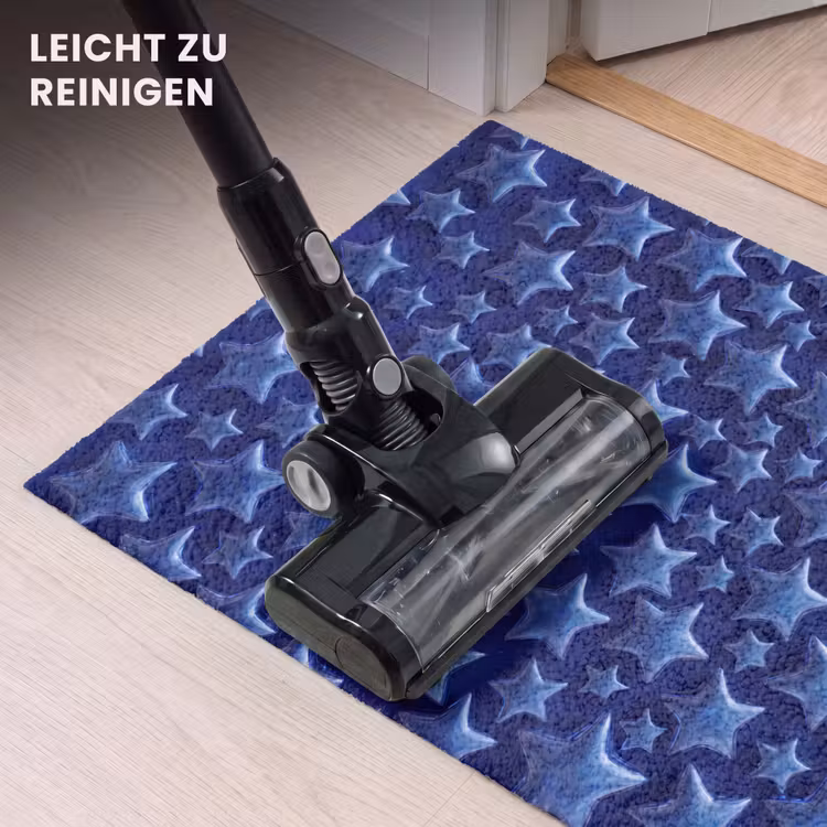 Fußmatte - Muster mit blauen Sternen — 9