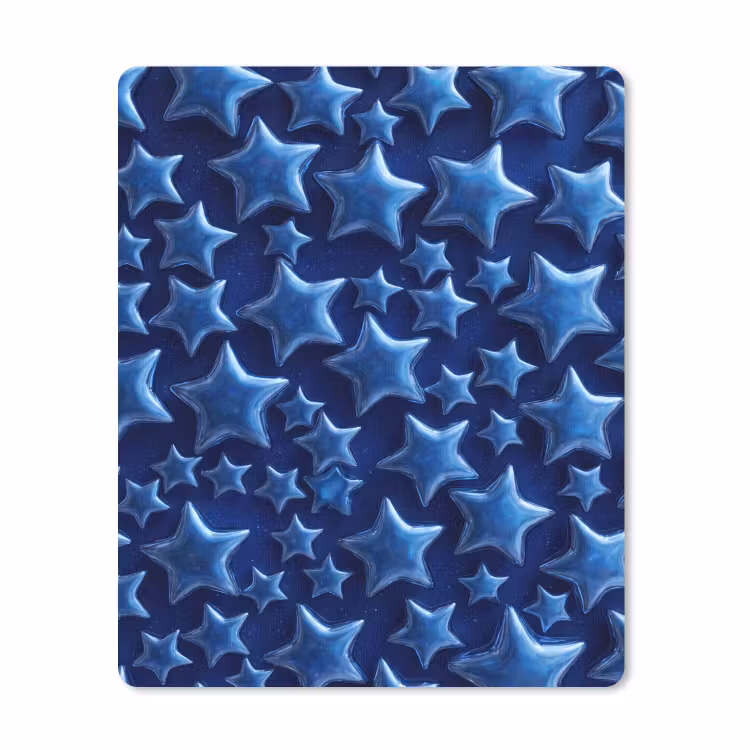 Mauspad - Muster mit blauen Sternen — 1