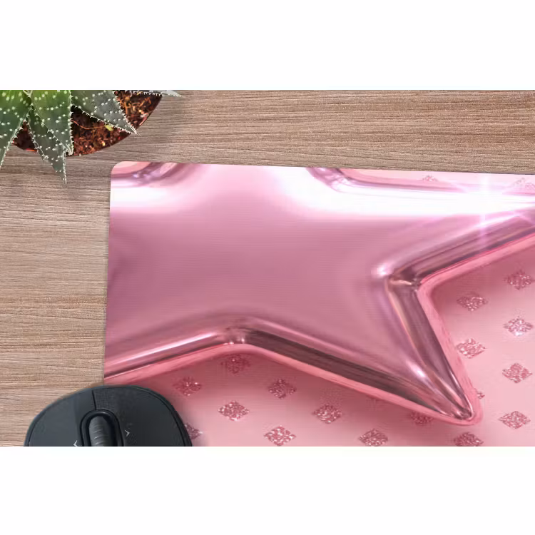 Mauspad - Sterne – Rosa – Abstrakt — 5