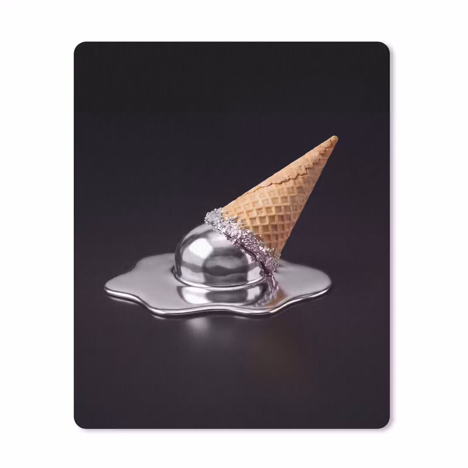 Mauspad - Eis – Metall – Abstrakt — 1