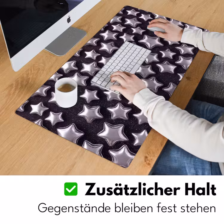 Schreibtischunterlage - Sterne – Glänzend – Muster — 3
