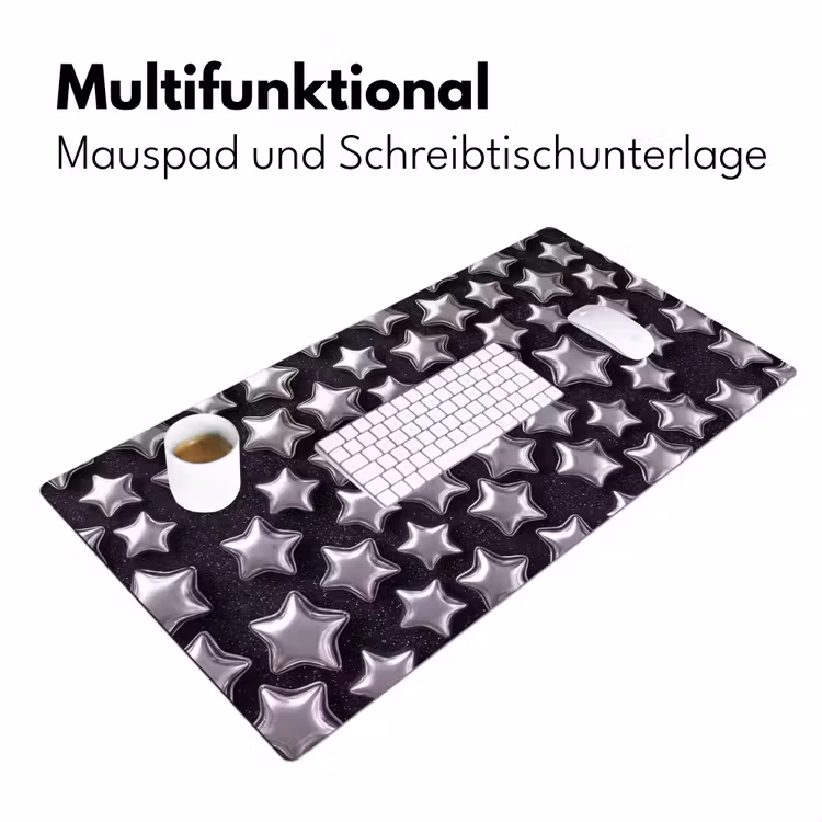 Schreibtischunterlage - Sterne – Glänzend – Muster — 4