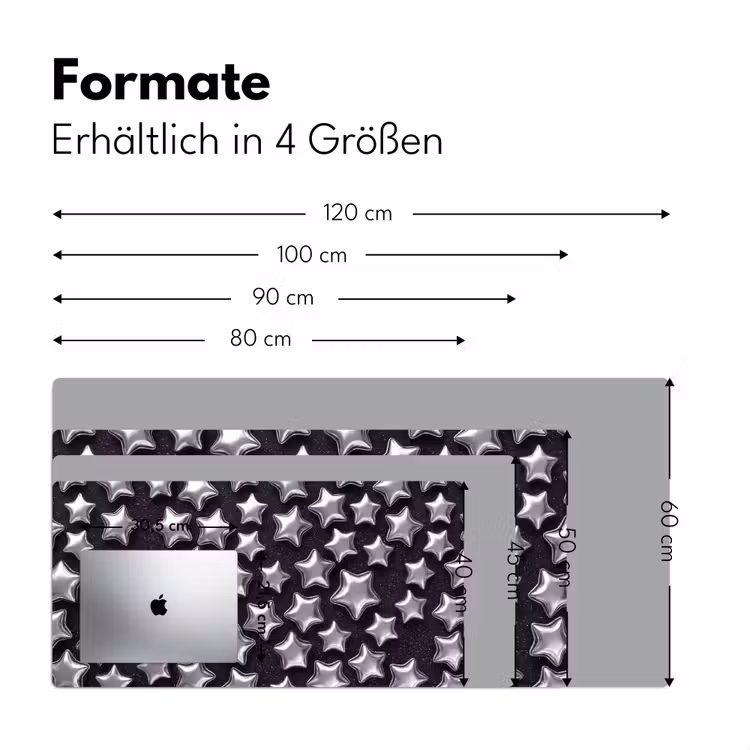 Schreibtischunterlage - Sterne – Glänzend – Muster — 5