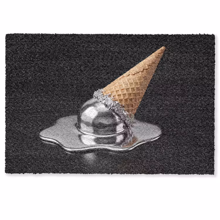 Fußmatte - Eis – Metall – Abstrakt — 1