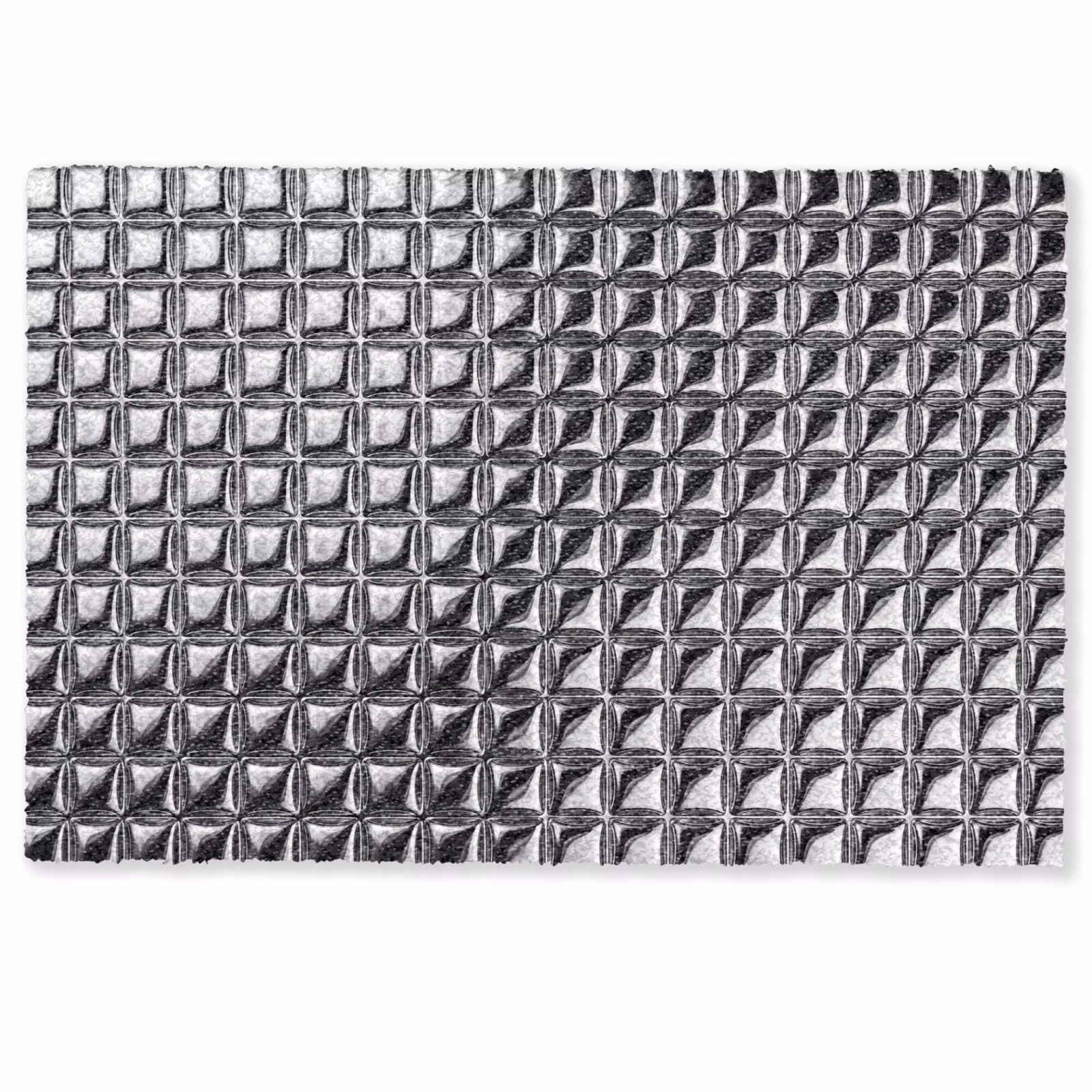 Fußmatte - Muster – Abstrakt – Schwarz-Weiß — 1