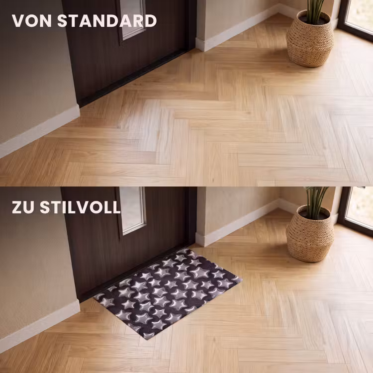 Fußmatte - Sterne – Glänzend – Muster — 3