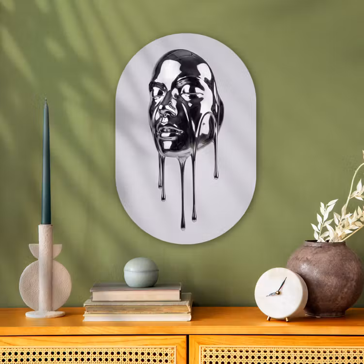 Forexbild Oval - Kopf – Schmelzend – Abstrakt — 3