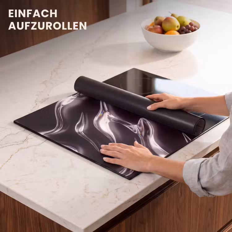 Herdabdeckplatte - Glas – Formen – Abstrakt — 7