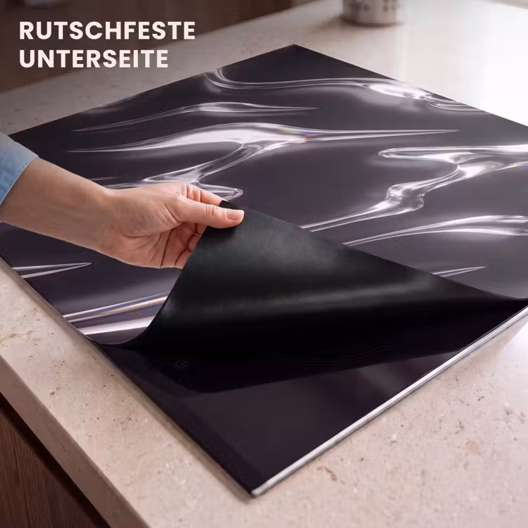 Herdabdeckplatte - Glas – Formen – Abstrakt — 9