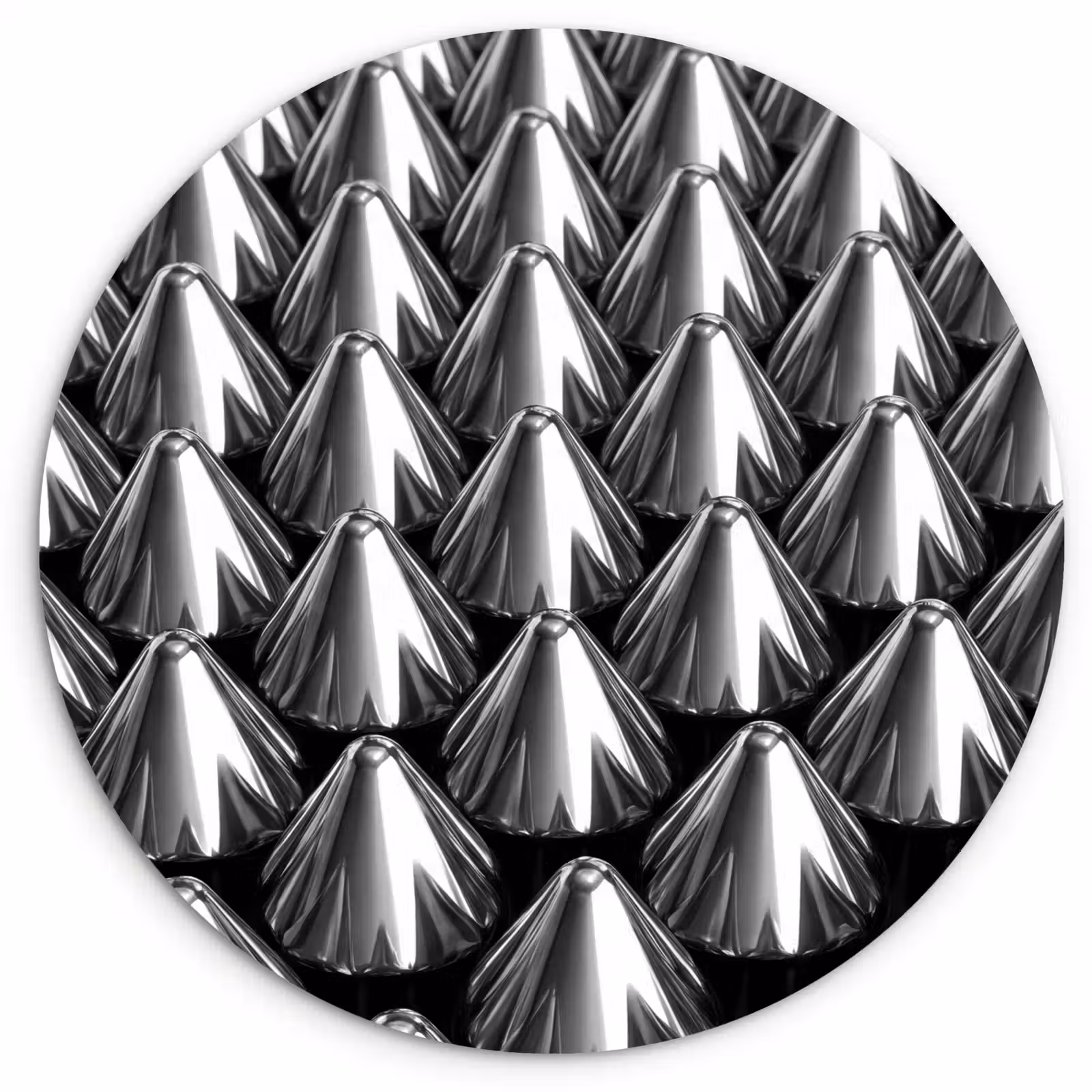 Forexbild Rund - Metallkegel – Muster — 1