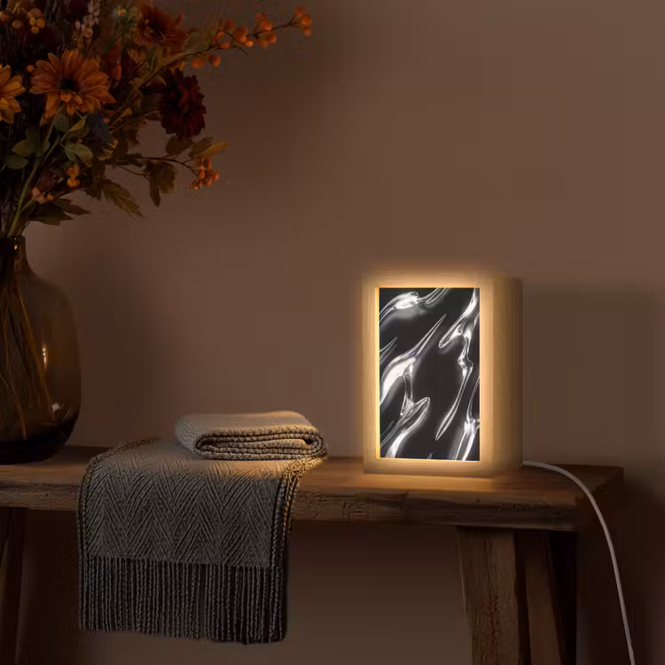 Personalisierte Lightbox - Glas – Formen – Abstrakt — 3