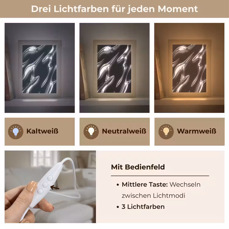 Personalisierte Lightbox - Glas – Formen – Abstrakt — 7