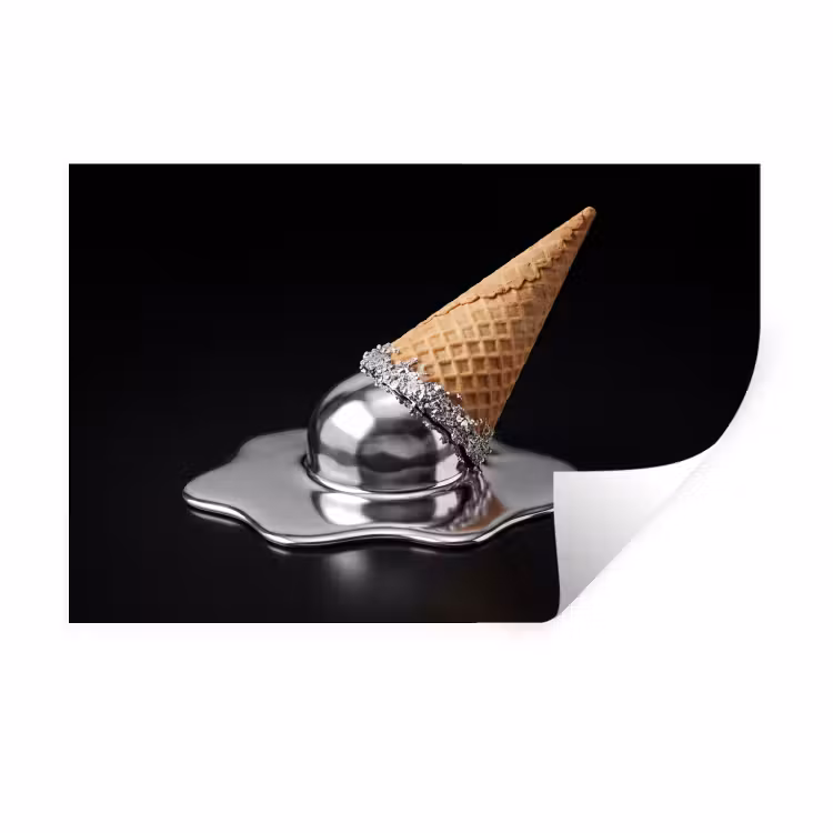 Wandtattoo – Eis – Metall – Abstrakt — 1