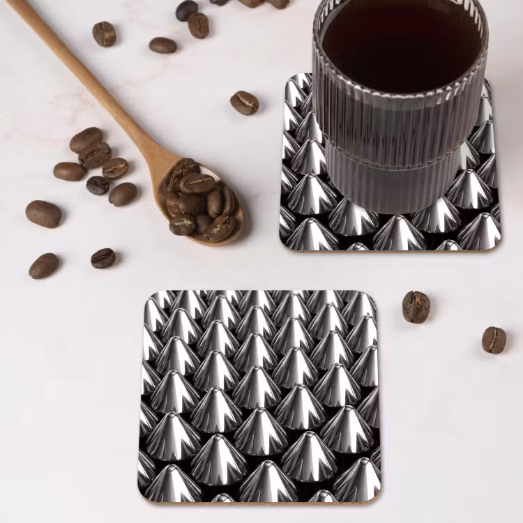 Untersetzer - Metallkegel – Muster — 4