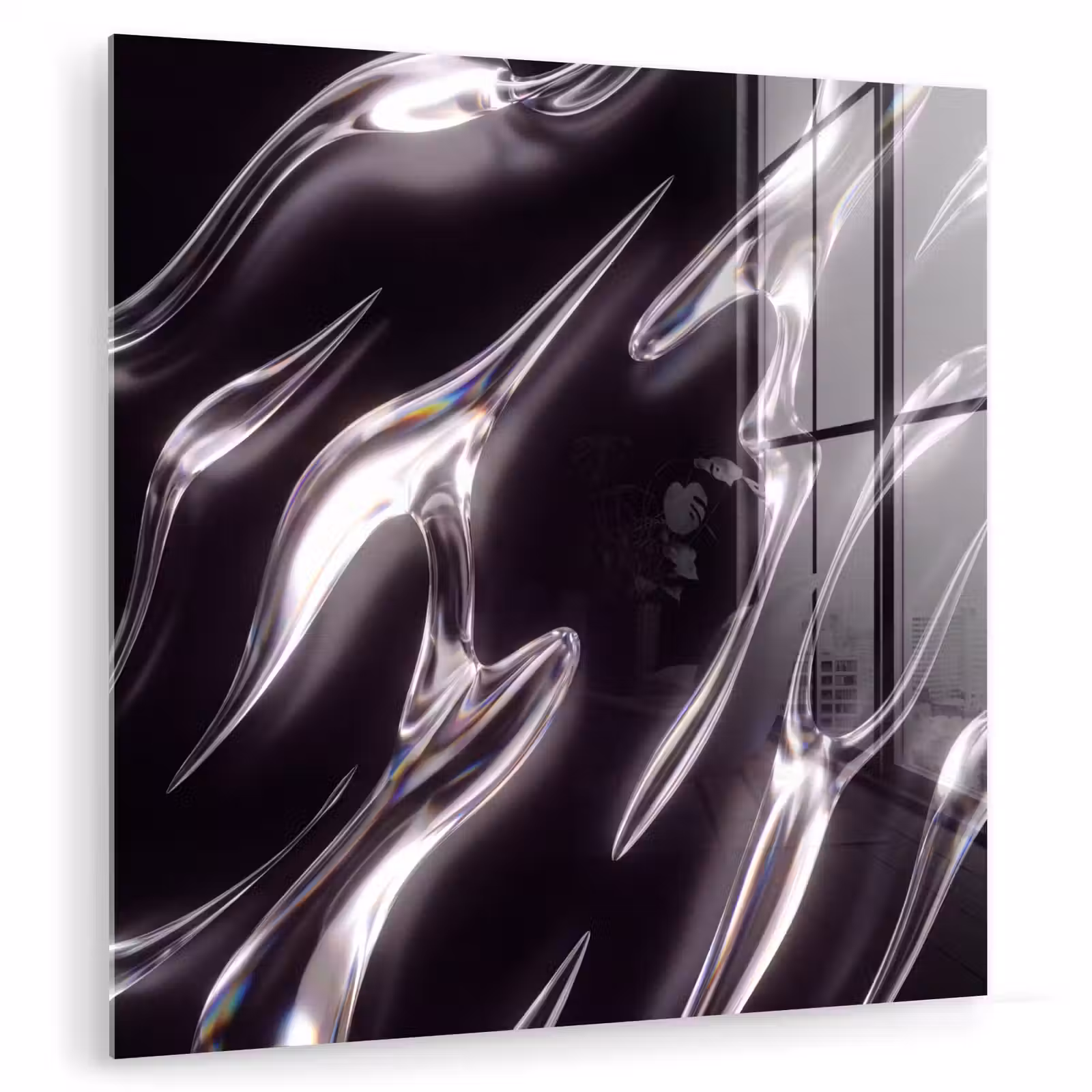 Glasbild - Glas – Formen – Abstrakt — 1