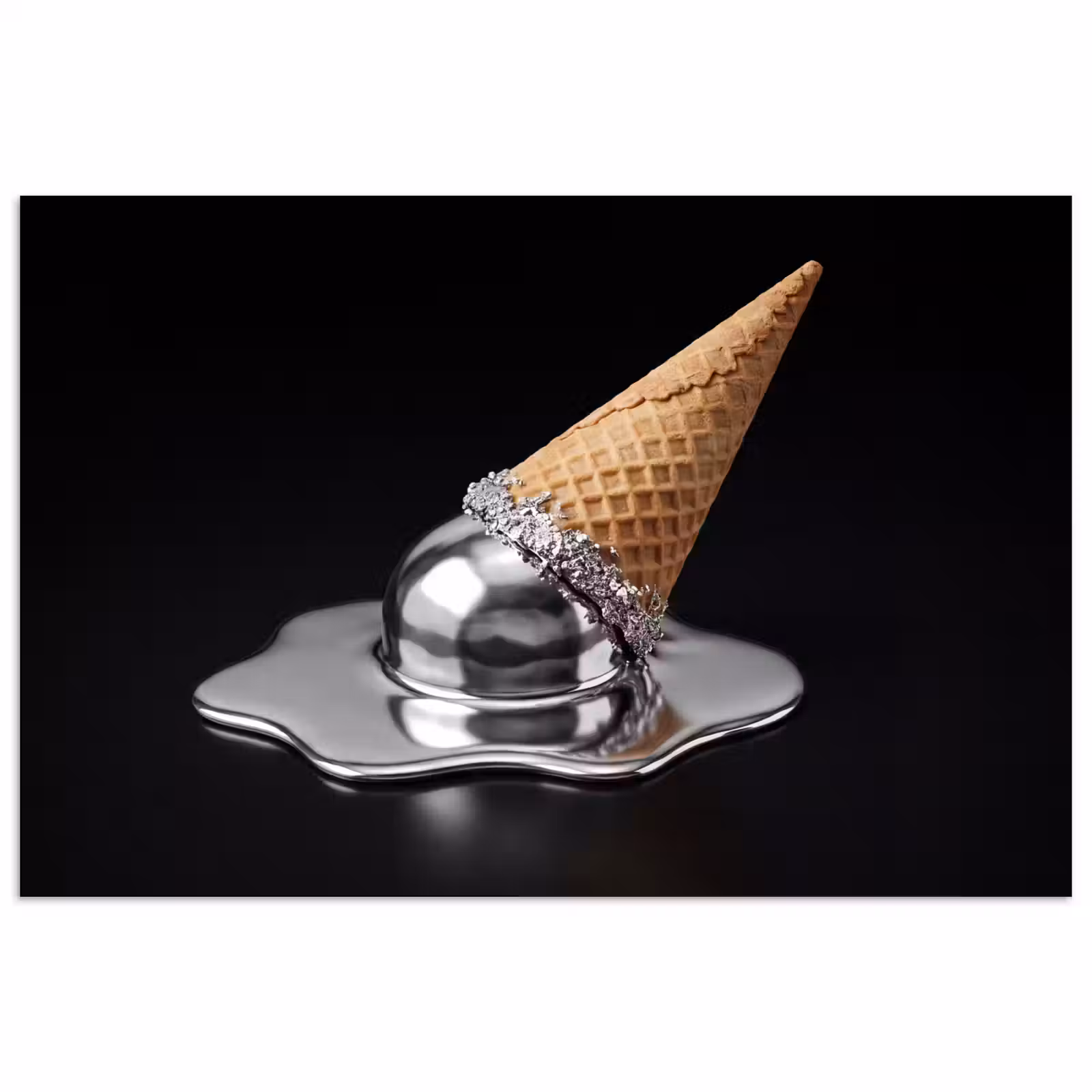 Poster - Eis – Metall – Abstrakt — 1