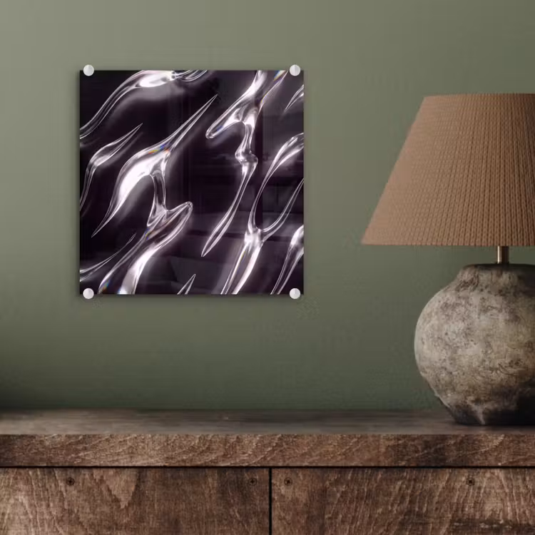 Glasbild - Glas – Formen – Abstrakt — 4