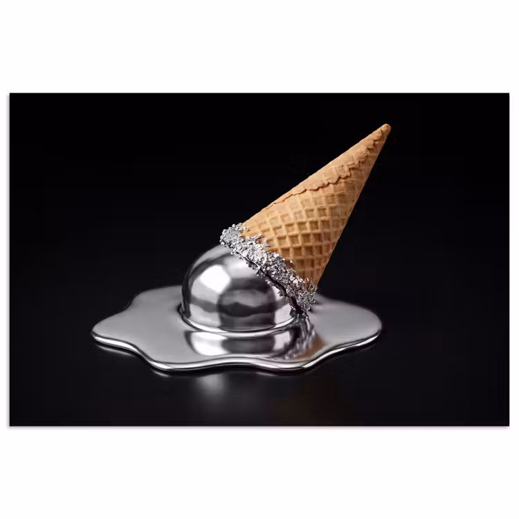Poster - Eis – Metall – Abstrakt — 1