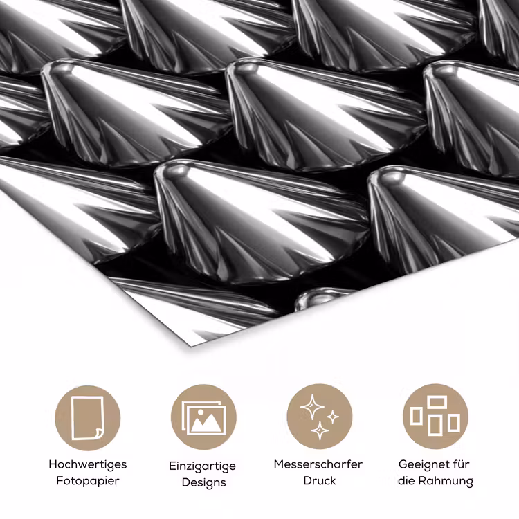 Poster - Metallkegel – Muster — 5