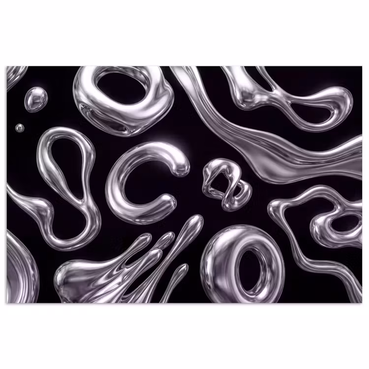 Poster - Zusammenfassung – Formen – Silber — 1