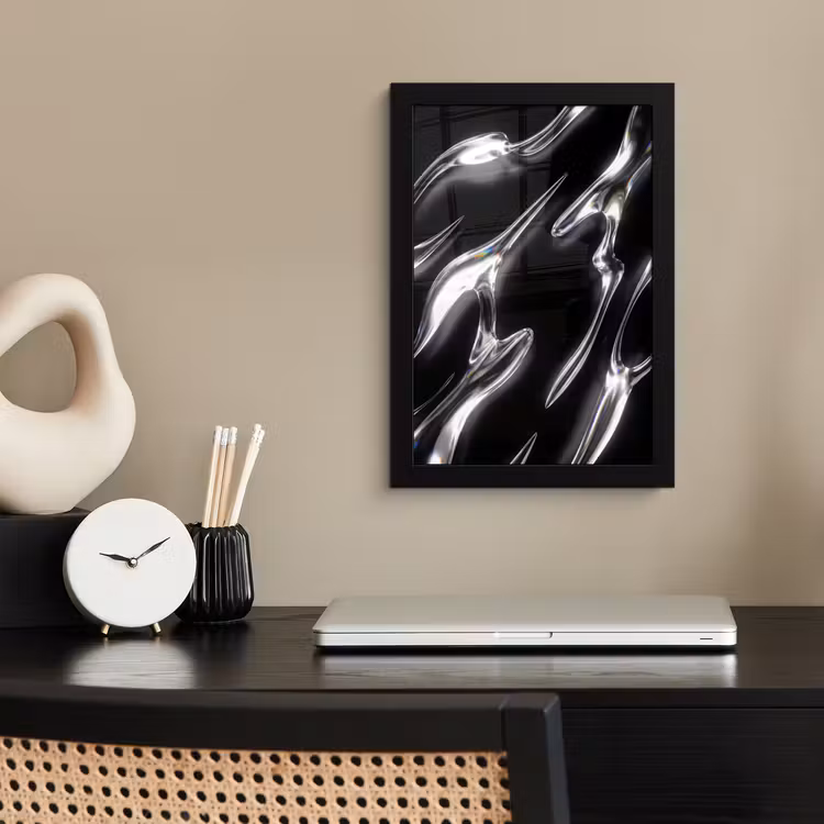 Bilder mit Rahmen - Glas – Formen – Abstrakt — 2