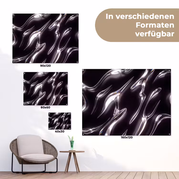 Gartenposter - Glas – Formen – Abstrakt — 6