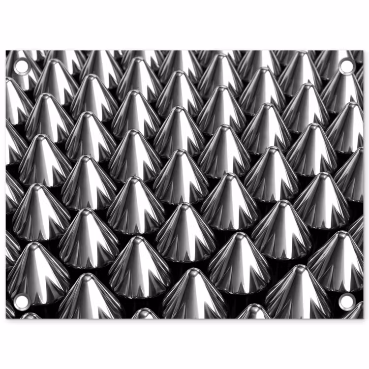 Gartenposter - Metallkegel – Muster — 1