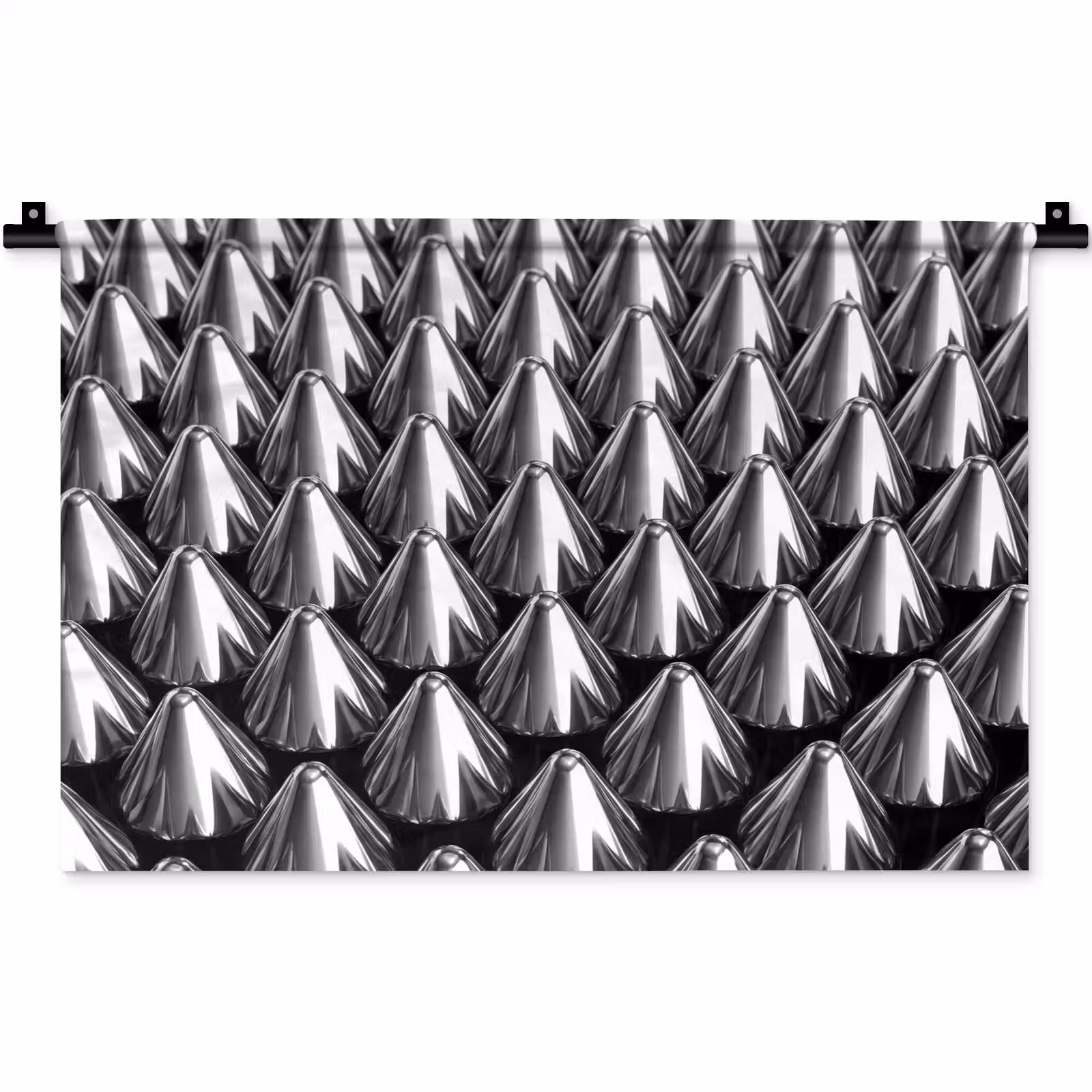 Wandteppich - Metallkegel – Muster — 1