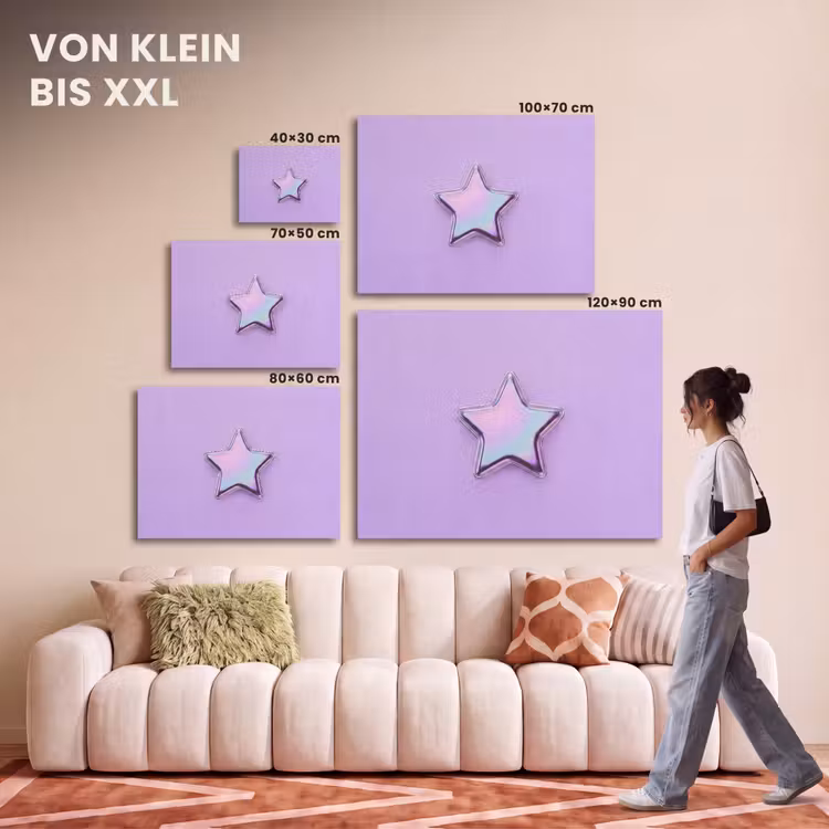 Akustikbild - Stern – Holografisch – Modern — 7