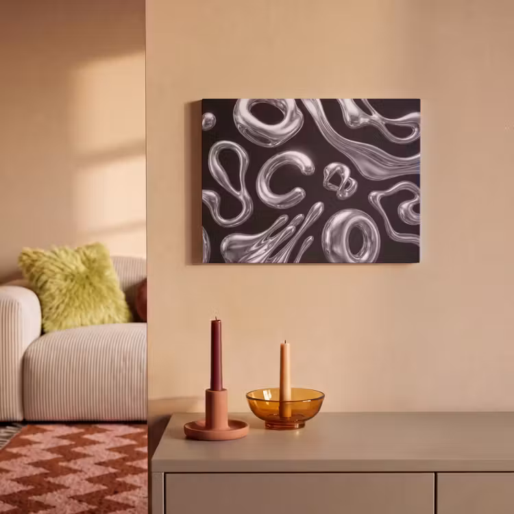 Akustikbild - Zusammenfassung – Formen – Silber — 2