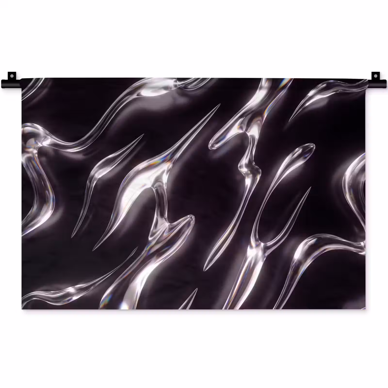 Wandteppich - Glas – Formen – Abstrakt — 1