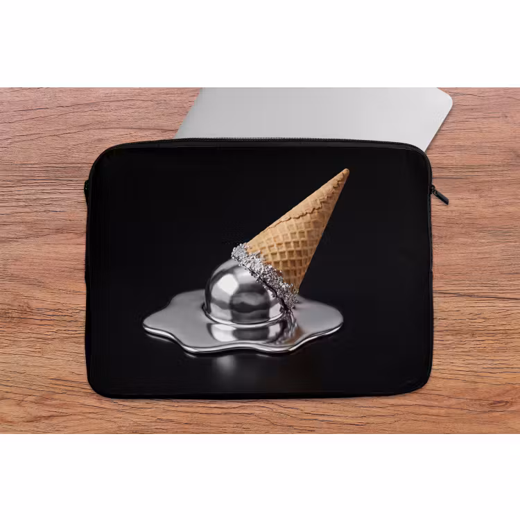 Laptop hülle - Eis – Metall – Abstrakt — 2