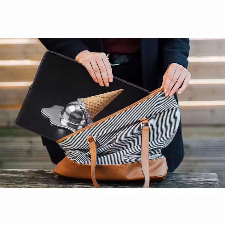 Laptop hülle - Eis – Metall – Abstrakt — 4