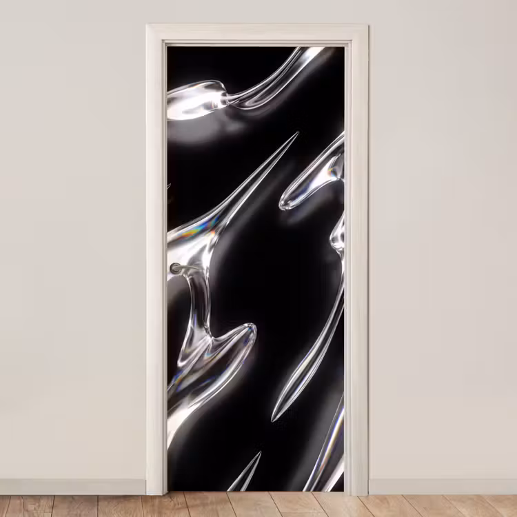 Türtapete - Glas – Formen – Abstrakt — 1