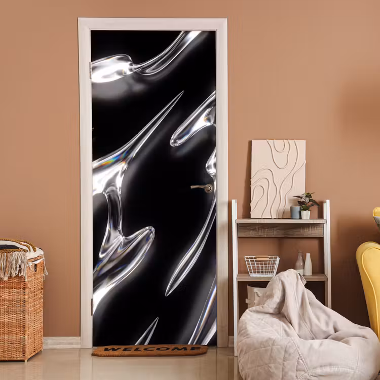 Türtapete - Glas – Formen – Abstrakt — 2