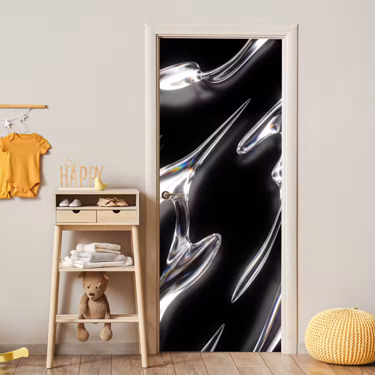 Türtapete - Glas – Formen – Abstrakt — 5