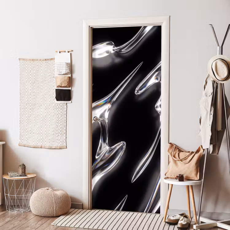 Türtapete - Glas – Formen – Abstrakt — 7