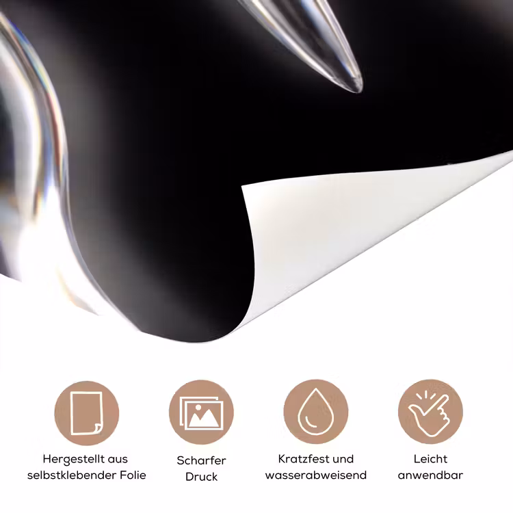 Türtapete - Glas – Formen – Abstrakt — 8