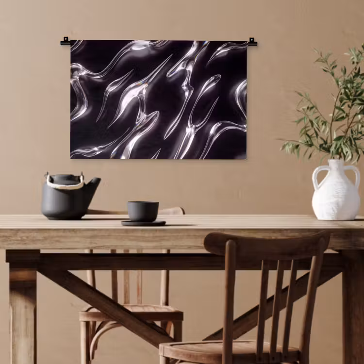 Wandteppich - Glas – Formen – Abstrakt — 3