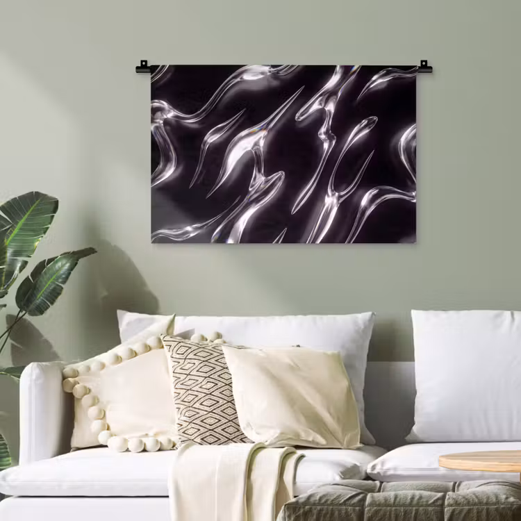 Wandteppich - Glas – Formen – Abstrakt — 4