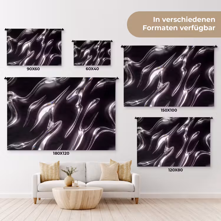 Wandteppich - Glas – Formen – Abstrakt — 8
